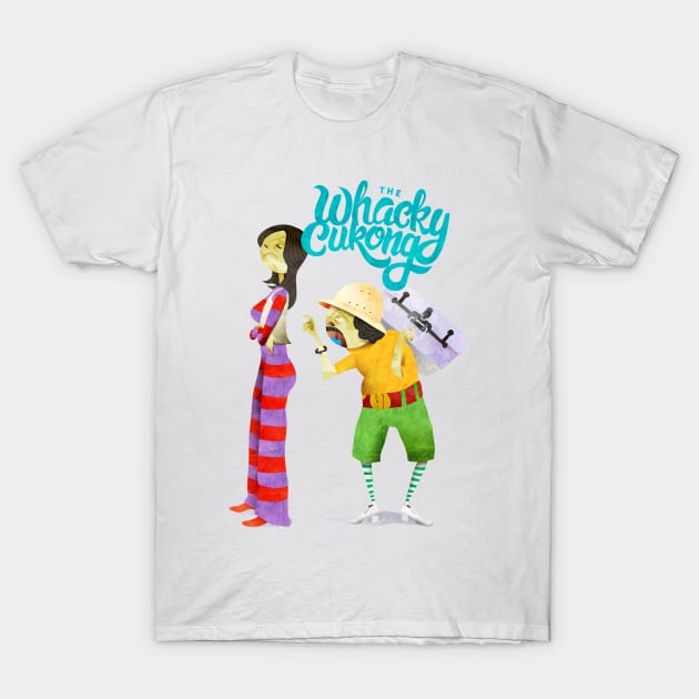 Whacky Cukong T-Shirt Design T-Shirt by kreasimalam